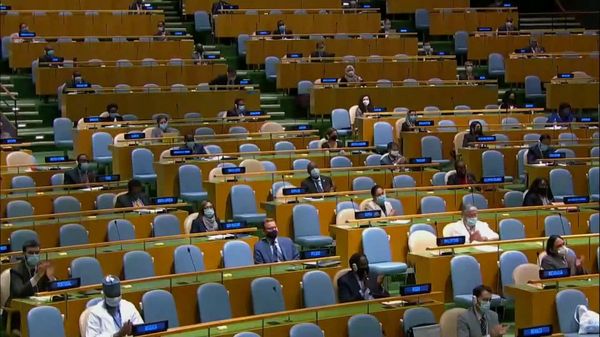 Russian President Vladimir Putin speech, United Nations General Assembly, 75th Session Sep 22 2020 - Sputnik International