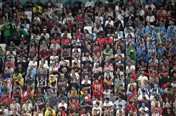 Fans at the World Cup group stage match between Portugal and Uruguay. - Sputnik International