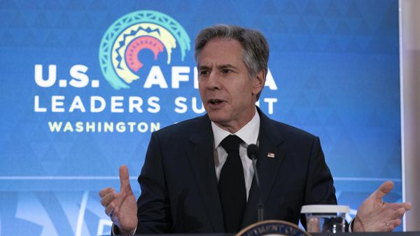 Secretary of State Antony Blinken speaks during U.S. Africa leaders Summit at Department of State in Washington, Monday, Dec. 12, 2022. - Sputnik International