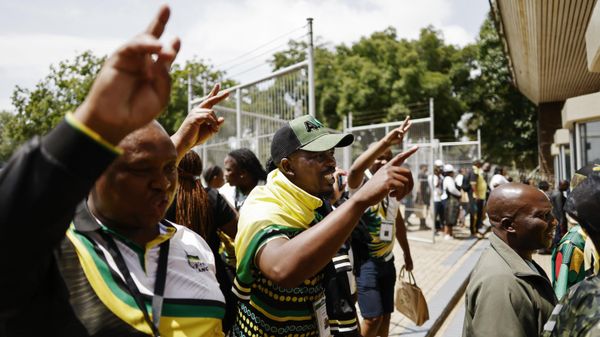 Delegates arrive for the 55th National Conference of the African National Congress (ANC) at the National Recreation Center (NASREC) in Johannesburg on December 16, 2022. Delegates arrive for the 55th National Conference of the African National Congress (ANC) at the National Recreation Center (NASREC) in Johannesburg on December 16, 2022. - Sputnik International