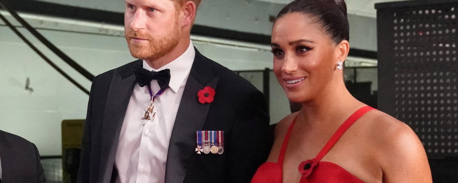 Britain's Prince Harry, Duke of Sussex and Meghan, Duchess of Sussex, arrive to the Intrepid, Sea Air & Space Museum's inaugural Intrepid Valor Awards on November 10, 2021 in New York Britain's Prince Harry, Duke of Sussex and Meghan, Duchess of Sussex, arrive to the Intrepid, Sea Air & Space Museum's inaugural Intrepid Valor Awards on November 10, 2021 in New York - Sputnik International, 1920, 24.12.2022