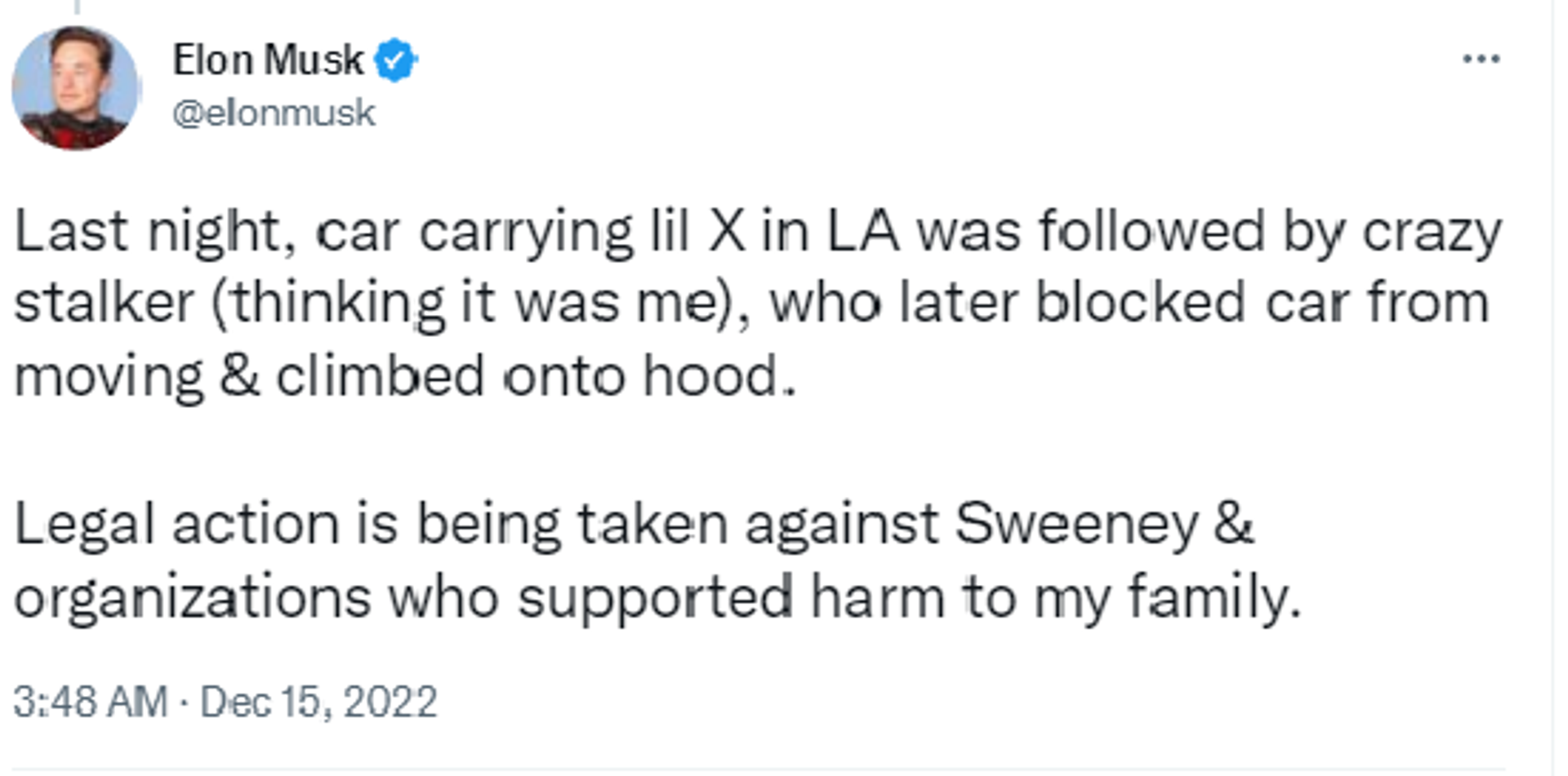 Twitter screenshot of Elon Musk account. - Sputnik International, 1920, 21.12.2022