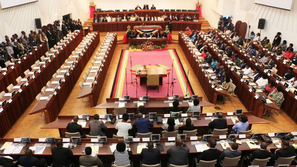 The new Mozambican assembly takes office in Maputo on January 12, 2015 following the last October's elections without any deputies from the main opposition party Renamo -- the Mozambican National Resistance --  being present in protest at the election results.  - Sputnik International