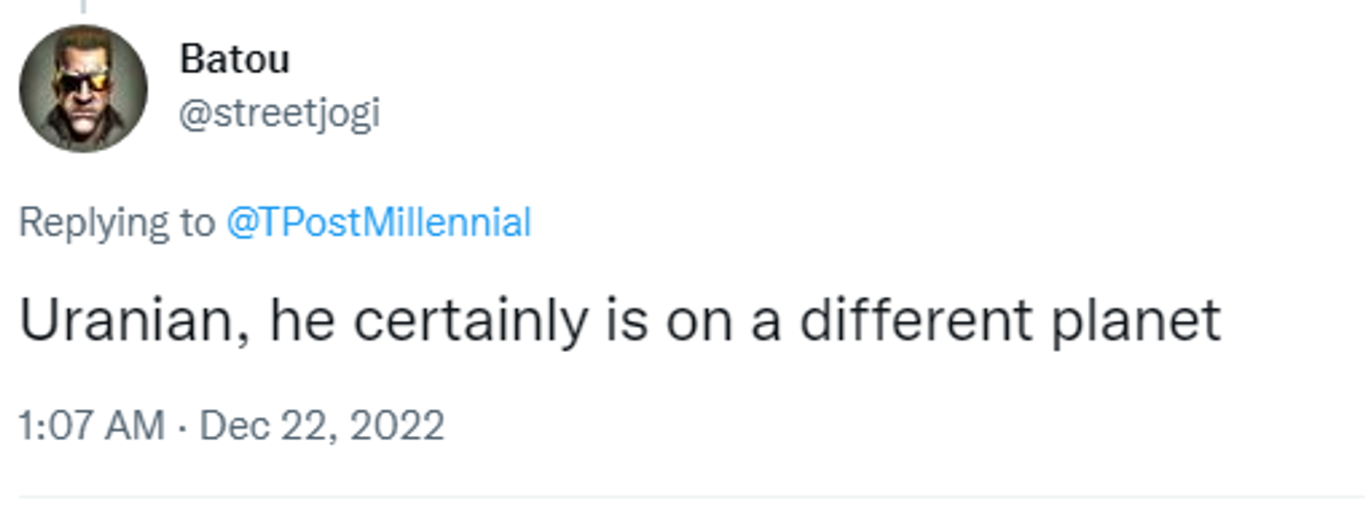Twitter screenshot. - Sputnik International, 1920, 22.12.2022