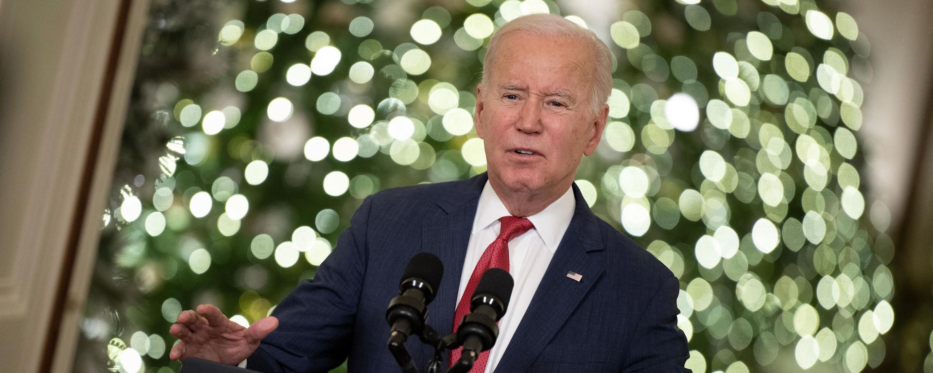US President Joe Biden delivers a Christmas address - Sputnik International, 1920, 03.01.2023