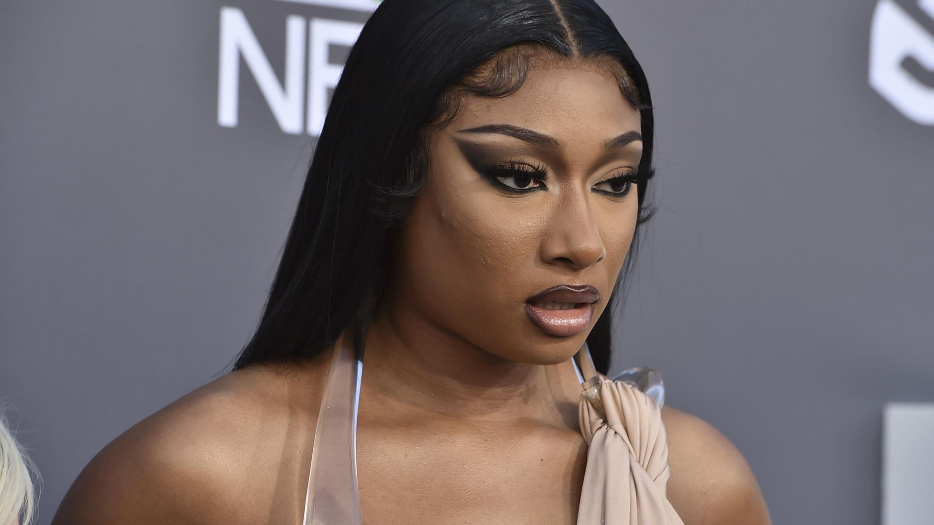 FILE - Megan Thee Stallion arrives at the Billboard Music Awards on May 15, 2022, at the MGM Grand Garden Arena in Las Vegas. Megan Thee Stallion is a three-time Grammy winner, hip-hop superstar and entertainer, but none of those things are enough to shield the 27-year-old from widespread misinformation campaigns and social media vitriol since a 2020 shooting involving rapper Tory Lanez. FILE - Megan Thee Stallion arrives at the Billboard Music Awards on May 15, 2022, at the MGM Grand Garden Arena in Las Vegas. Megan Thee Stallion is a three-time Grammy winner, hip-hop superstar and entertainer, but none of those things are enough to shield the 27-year-old from widespread misinformation campaigns and social media vitriol since a 2020 shooting involving rapper Tory Lanez. - Sputnik International, 1920, 24.12.2022