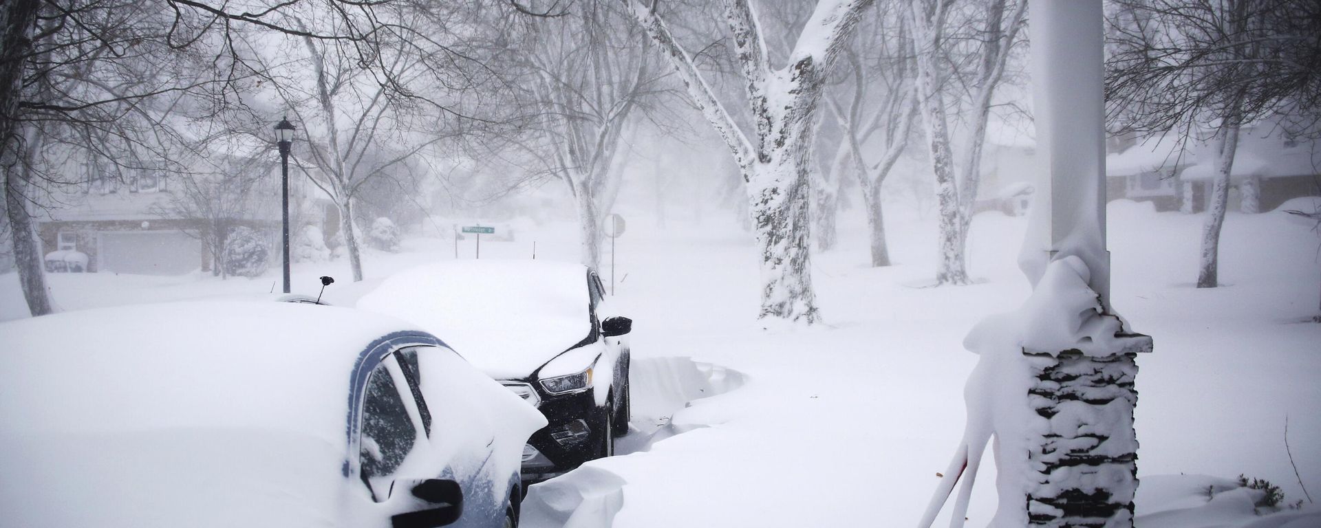 A winter storm rolls through Western New York Saturday, Dec. 24, 2022, in Amherst N.Y. A winter storm rolls through Western New York Saturday, Dec. 24, 2022, in Amherst N.Y. - Sputnik International, 1920, 26.12.2022