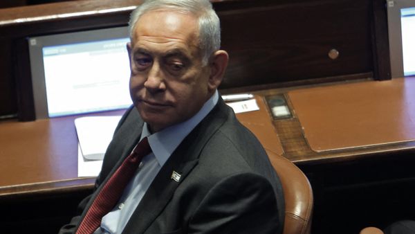 Israeli prime minister-designate Benjamin Netanyahu attends a session to elect the new speaker of the Knesset (Israeli parliament) at its Plenum Hall in Jerusalem on December 13, 2022 - Sputnik International
