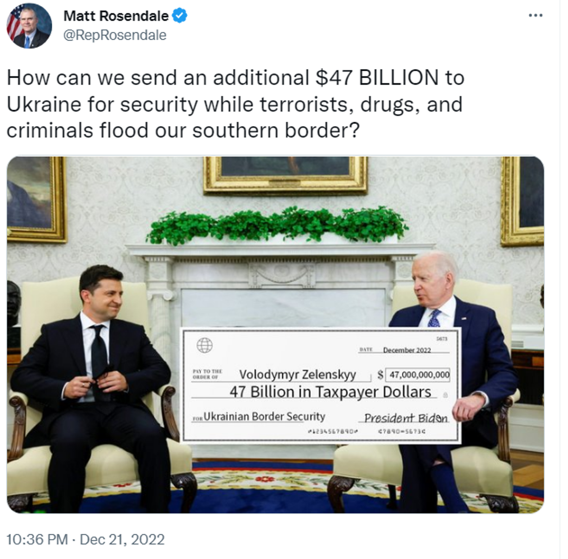 Screenshot of Twitter account of Rep. Matt Rosendale, R-Mont. - Sputnik International, 1920, 30.12.2022