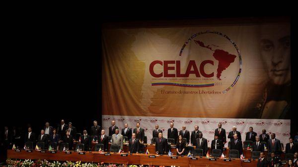 A general view of the inauguration ceremony of the Latin American and Caribbean States Community, CELAC, summit in Caracas, Venezuela, Friday, Dec. 2, 2011. - Sputnik International