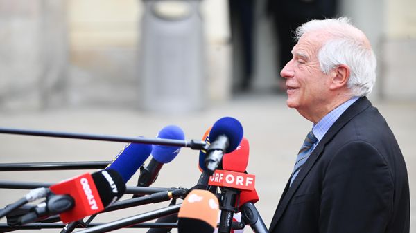 High Representative of the European Union for Foreign Affairs and Security Policy Josep Borrel talks to the media  - Sputnik International