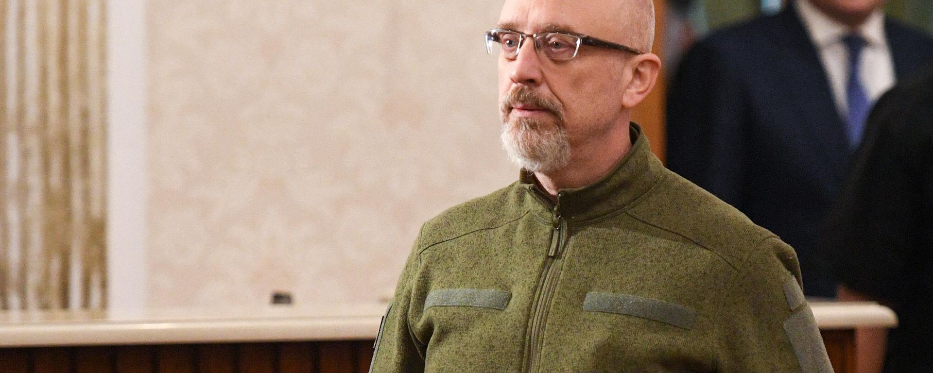 Ukrainian Defense Minister Oleksii Reznikov in peace talks with Russia in Belarus. February 2022. Ukrainian Defense Minister Oleksii Reznikov in peace talks with Russia in Belarus. February 2022. - Sputnik International, 1920, 07.01.2023
