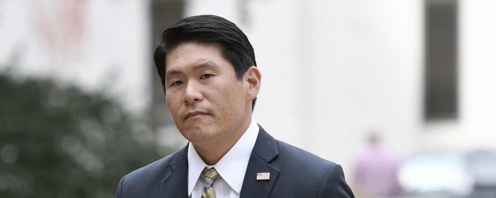  U.S. Attorney Robert Hur arrives at U.S. District Court in Baltimore on Nov. 21, 2019. - Sputnik International, 1920, 10.10.2023