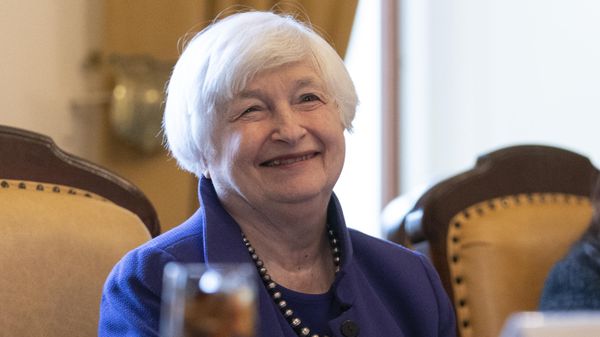 Treasury Secretary Janet Yellen pauses during a bilateral meeting with Deputy Prime Minister and Finance Minister of Canada Chrystia Freeland at the Treasury Department in Washington, Tuesday, Jan. 10, 2023 - Sputnik International