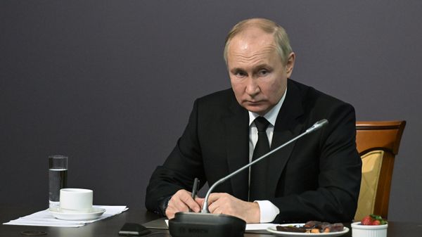 Russian President Vladimir Putin taking part in events dedicated to commemorate the 80th anniversary of Red Army troops breaking the Siege of Leningrad. January 18, 2023 - Sputnik International