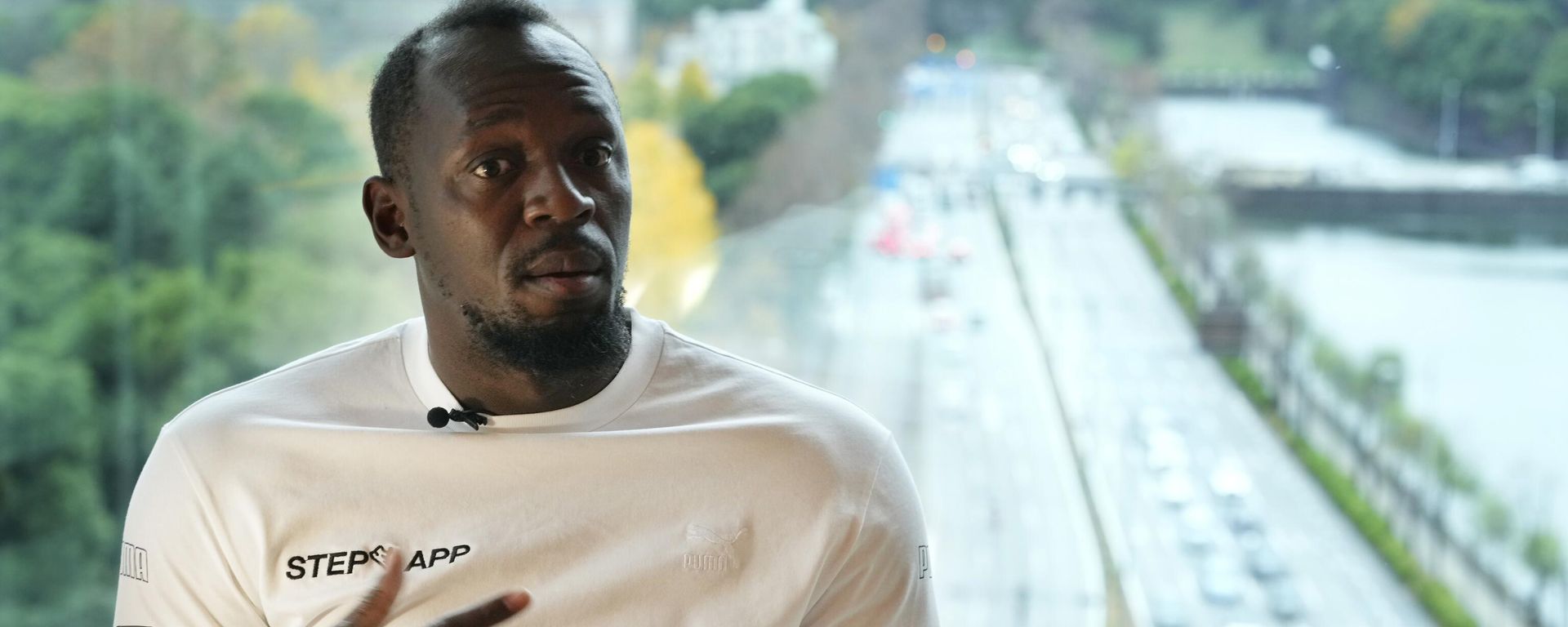 Usain Bolt, a retired Jamaican sprinter, speaks during an interview in Tokyo, Thursday, Dec. - Sputnik International, 1920, 19.01.2023