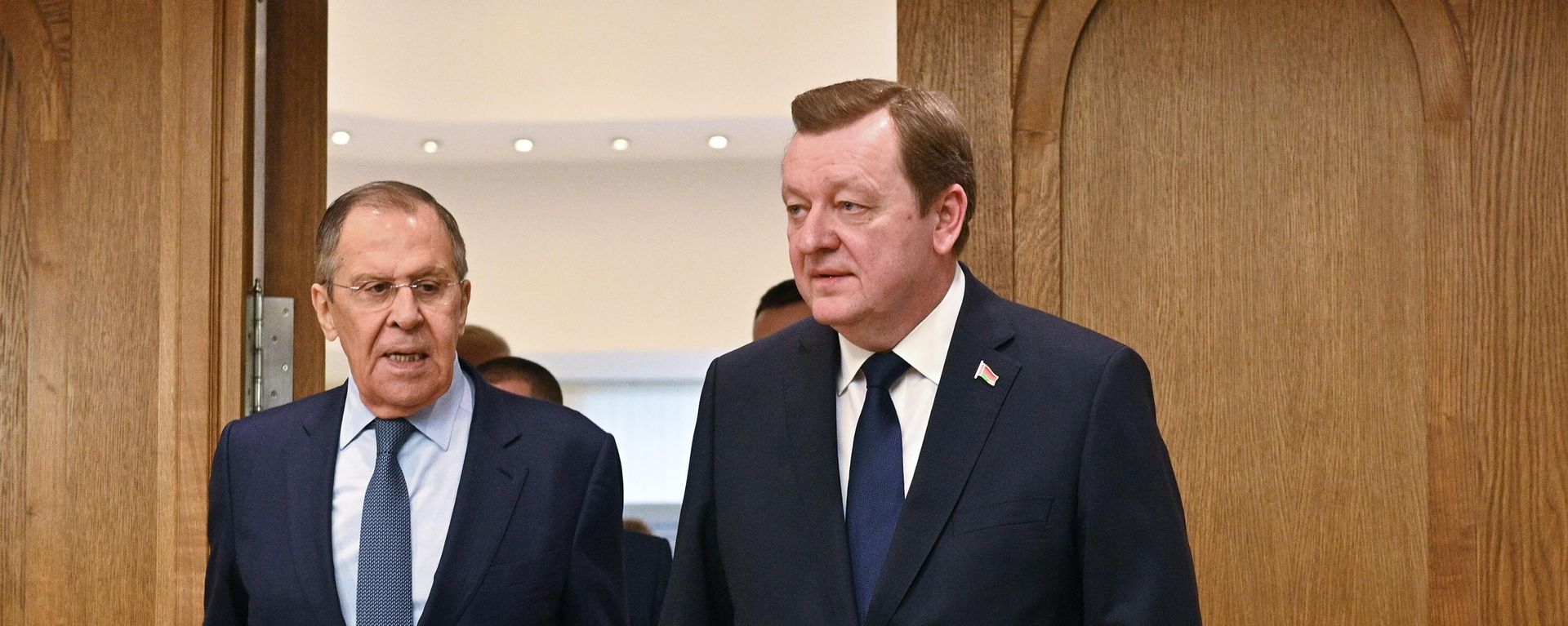 Sergey Lavrov and Sergey Aleinik in Minsk Sergey Lavrov and Sergey Aleinik in Minsk - Sputnik International, 1920, 19.01.2023