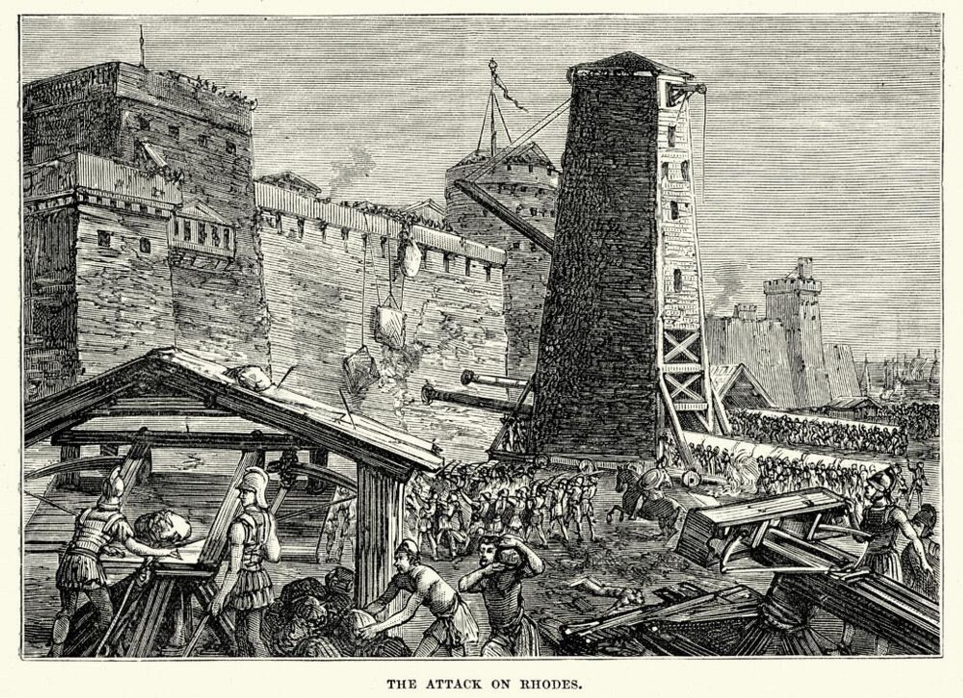 'The Attack on Rhodes' by Edmund Ollier in Castell's Illustrated Universal History (1882). - Sputnik International, 1920, 20.01.2023