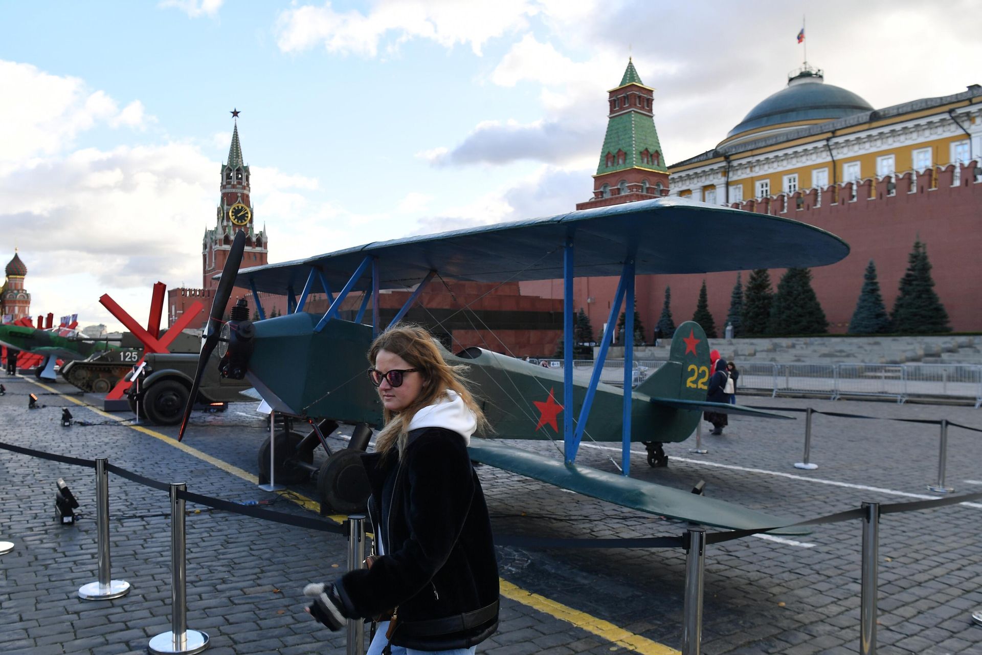 A Polikarpov Po-2 on display on Red Square in 2020. - Sputnik International, 1920, 21.01.2023