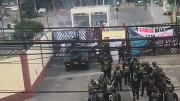 Protestors in Peru - Sputnik International