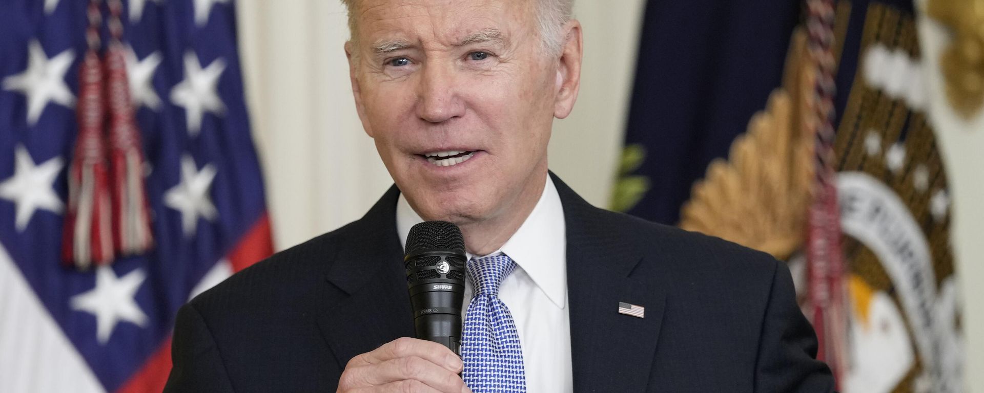  President Joe Biden speaks in the East Room of the White House on Jan. 20, 2023.  - Sputnik International, 1920, 08.02.2023
