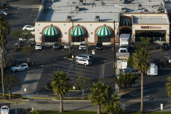 This image taken with a drone shows Star Dance Studio in Monterey Park, California, on Sunday 22 January 2023. - Sputnik International