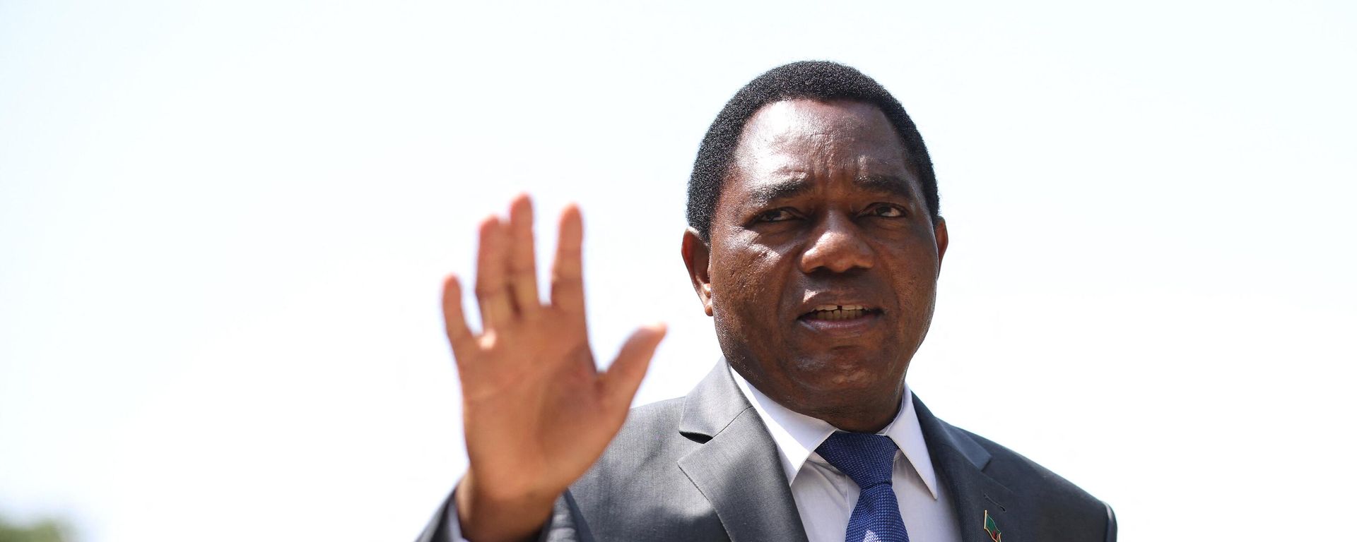 President of Zambia Hakainde Hichilema arrives for the Leaders' Retreat on the sidelines of day six of the Commonwealth Heads of Government Meeting (CHOGM) at the Intare Conference centre in Kigali on June 25, 2022. President of Zambia Hakainde Hichilema arrives for the Leaders' Retreat on the sidelines of day six of the Commonwealth Heads of Government Meeting (CHOGM) at the Intare Conference centre in Kigali on June 25, 2022. - Sputnik International, 1920, 23.01.2023