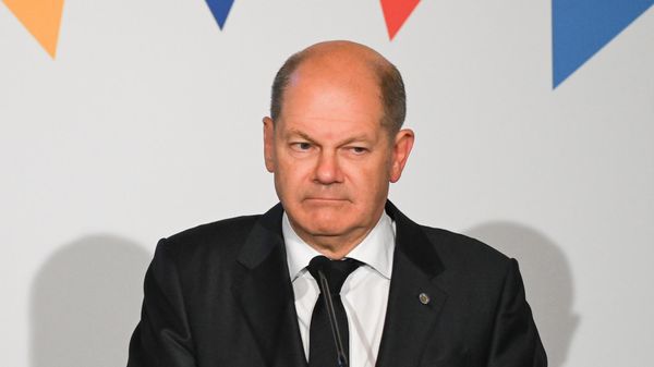 German Chancellor Olaf Scholz attends a news conference - Sputnik International