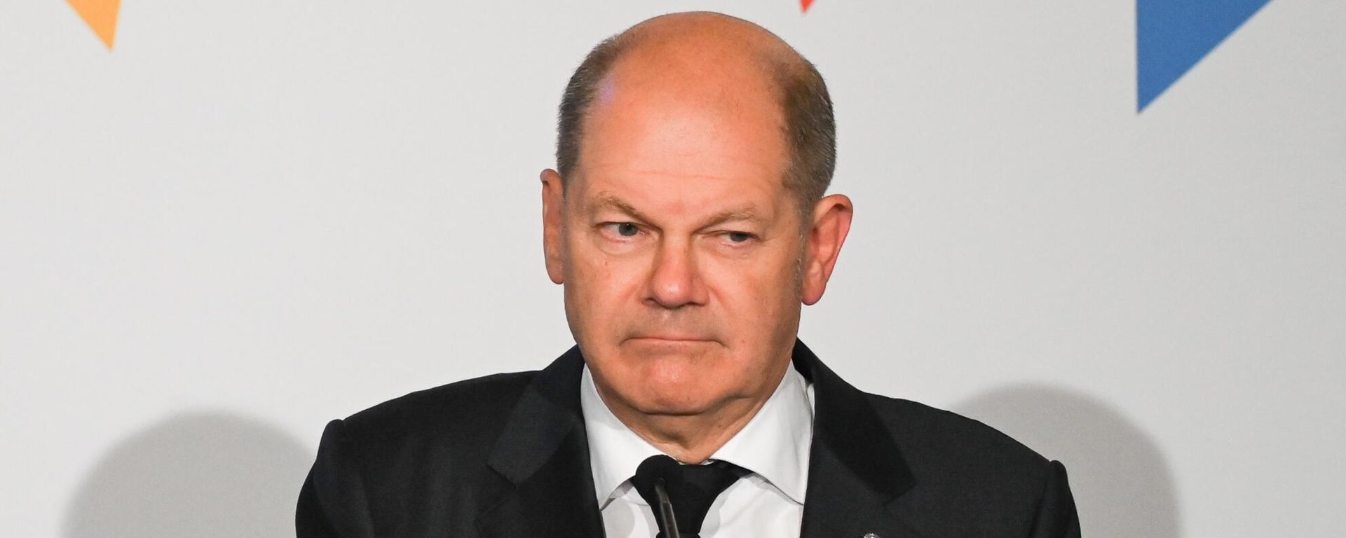 German Chancellor Olaf Scholz attends a news conference - Sputnik International, 1920, 23.12.2023
