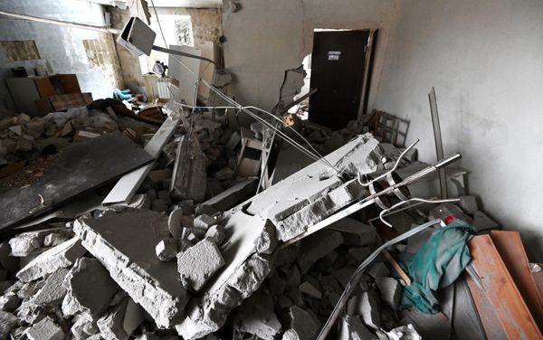 An office in the building of the district hospital in Novoaydar in the LPR. - Sputnik International