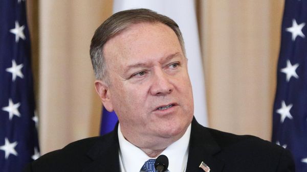 Mike Pompeo speaks during a news conference Mike Pompeo speaks during a news conference - Sputnik International