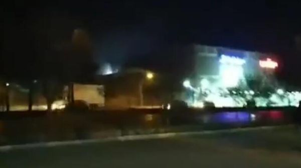 Moment of drone attack on Isfahan, Iran - Sputnik International