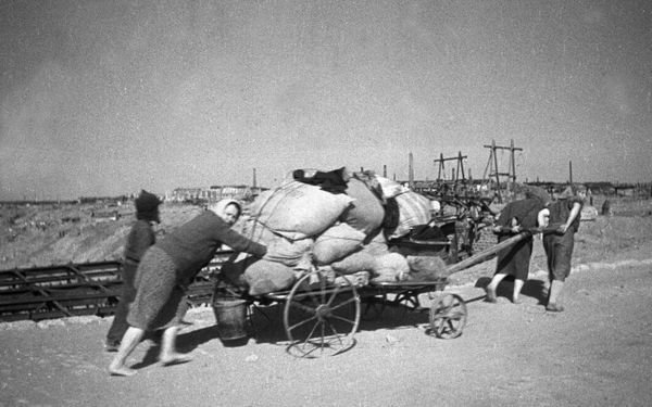 The German offensive was part of the Nazis' plan to cut off communication between the USSR's central regions and the Caucasus, which would have allowed the Nazis to try and seize the oil fields located in the Caucasus region.Photo: Refugees flee from the ruined Stalingrad. - Sputnik International