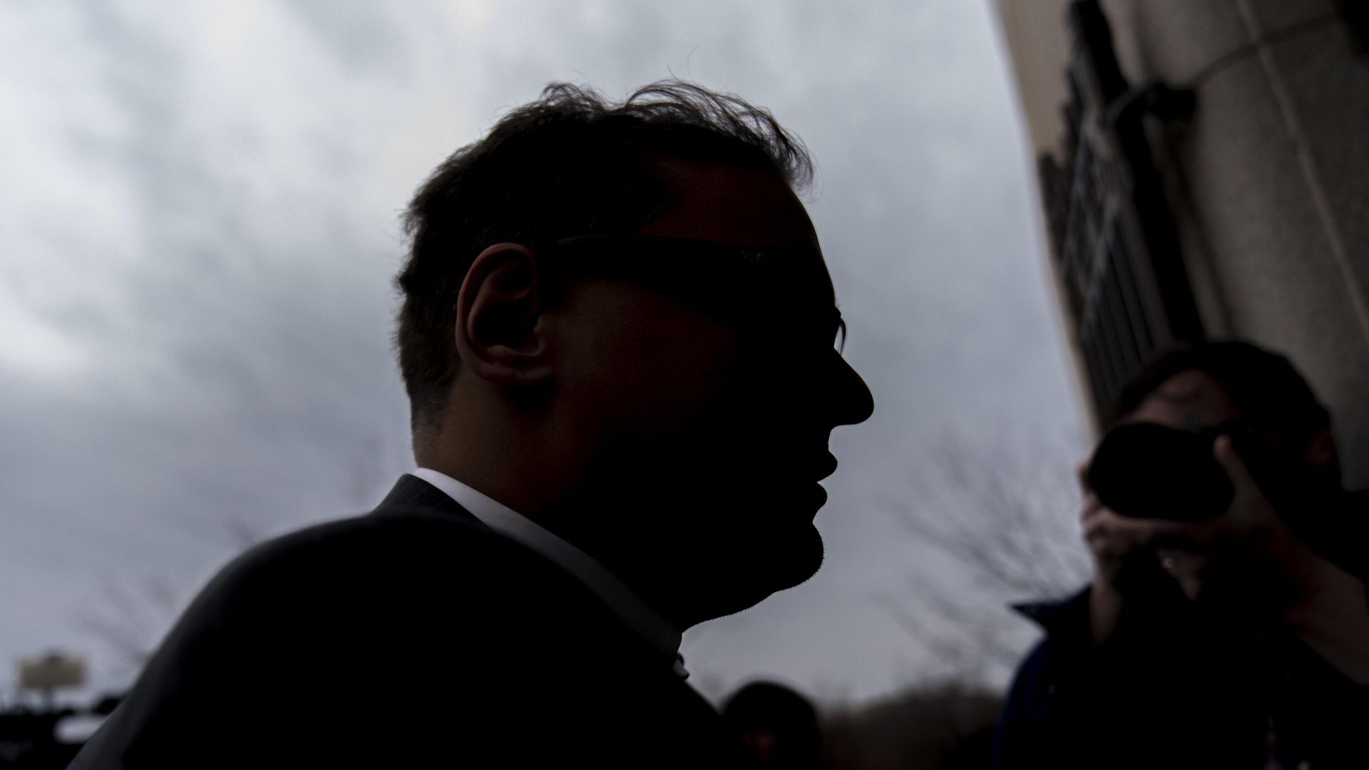 Rep. George Santos, R-N.Y., leaves a House GOP conference meeting on Capitol Hill in Washington, Wednesday, Jan. 25, 2023. - Sputnik International, 1920, 11.10.2023