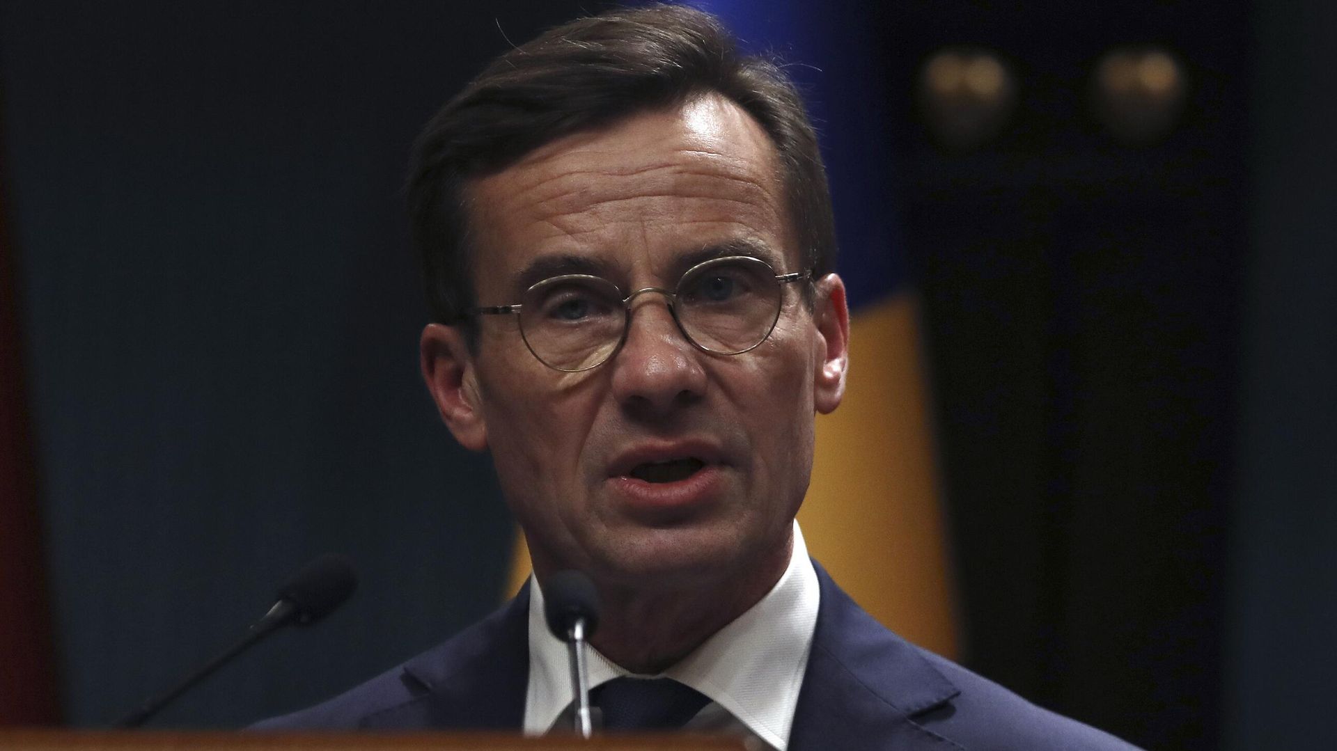 Sweden's new prime minister, Ulf Kristersson, speaks to the media  - Sputnik International, 1920, 28.01.2026