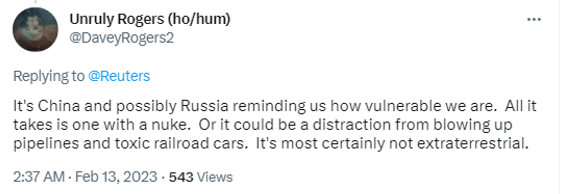 Twitter screenshot - Sputnik International, 1920, 13.02.2023