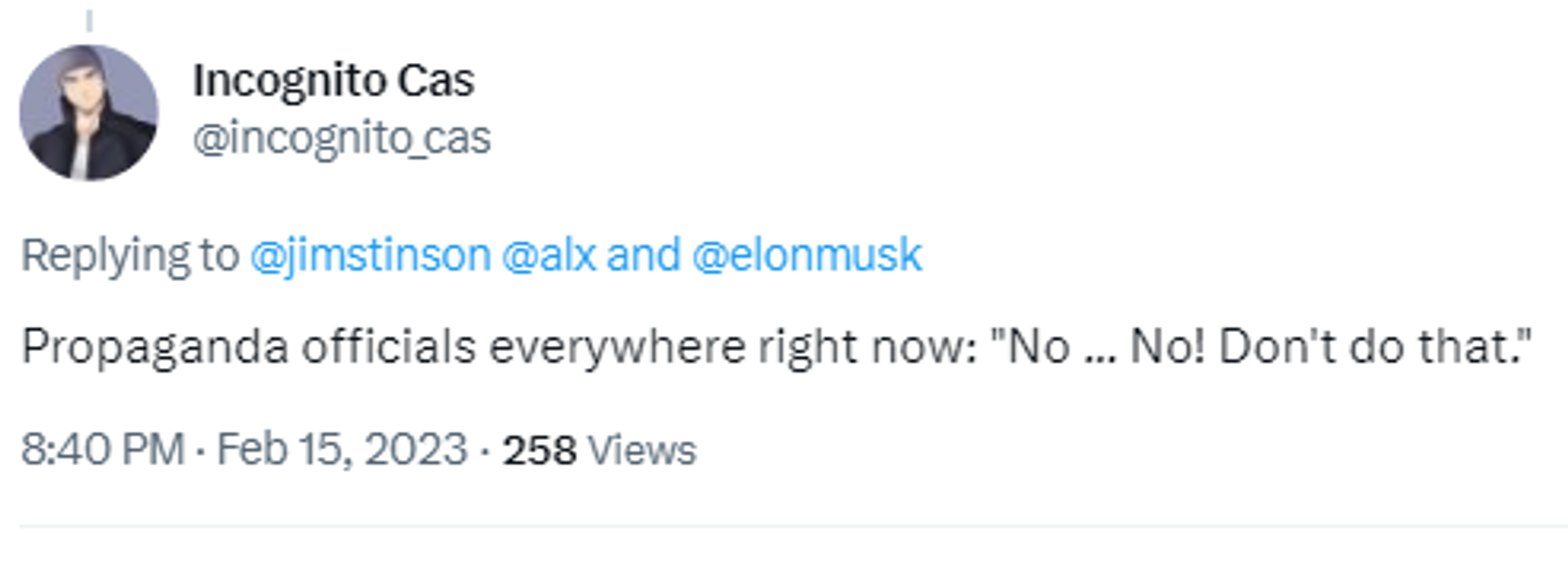 Twitter screenshot. - Sputnik International, 1920, 16.02.2023