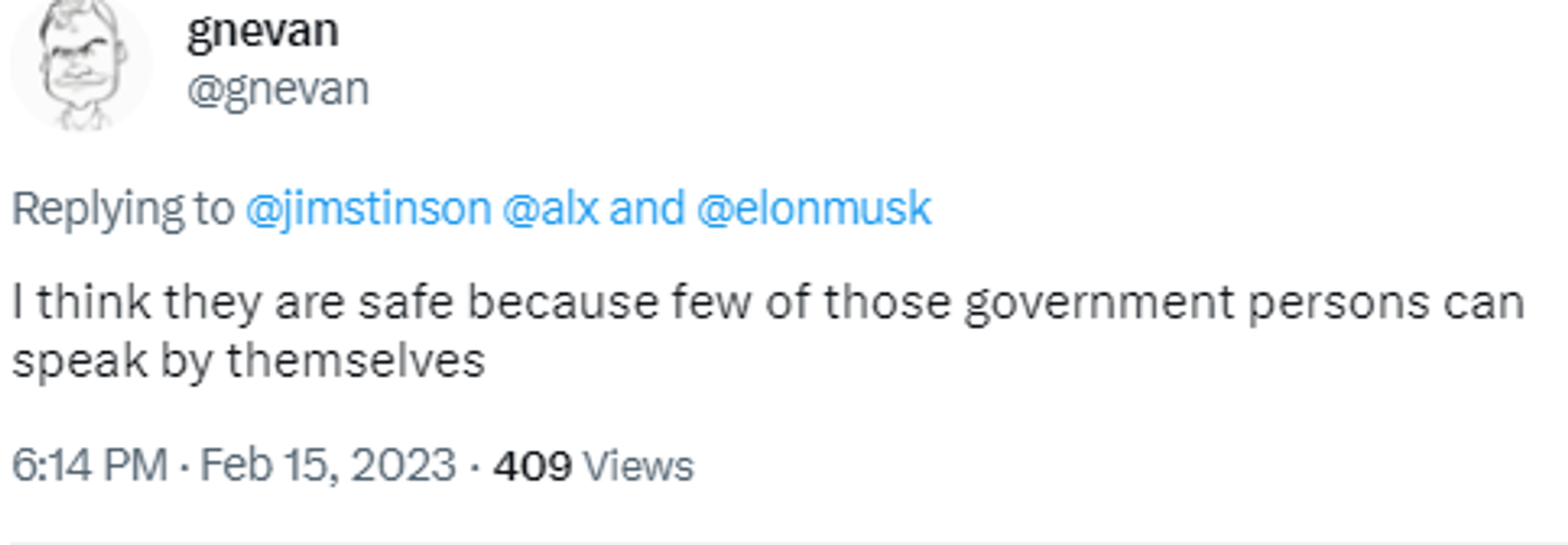 Twitter screenshot. - Sputnik International, 1920, 16.02.2023