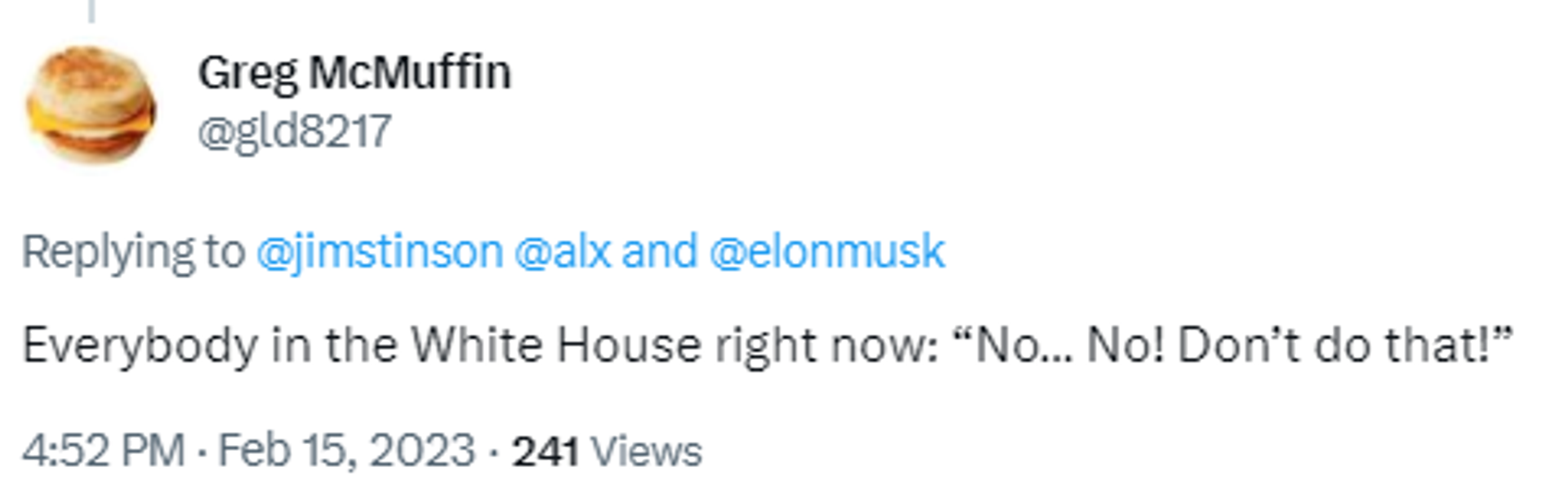 Twitter screenshot. - Sputnik International, 1920, 16.02.2023