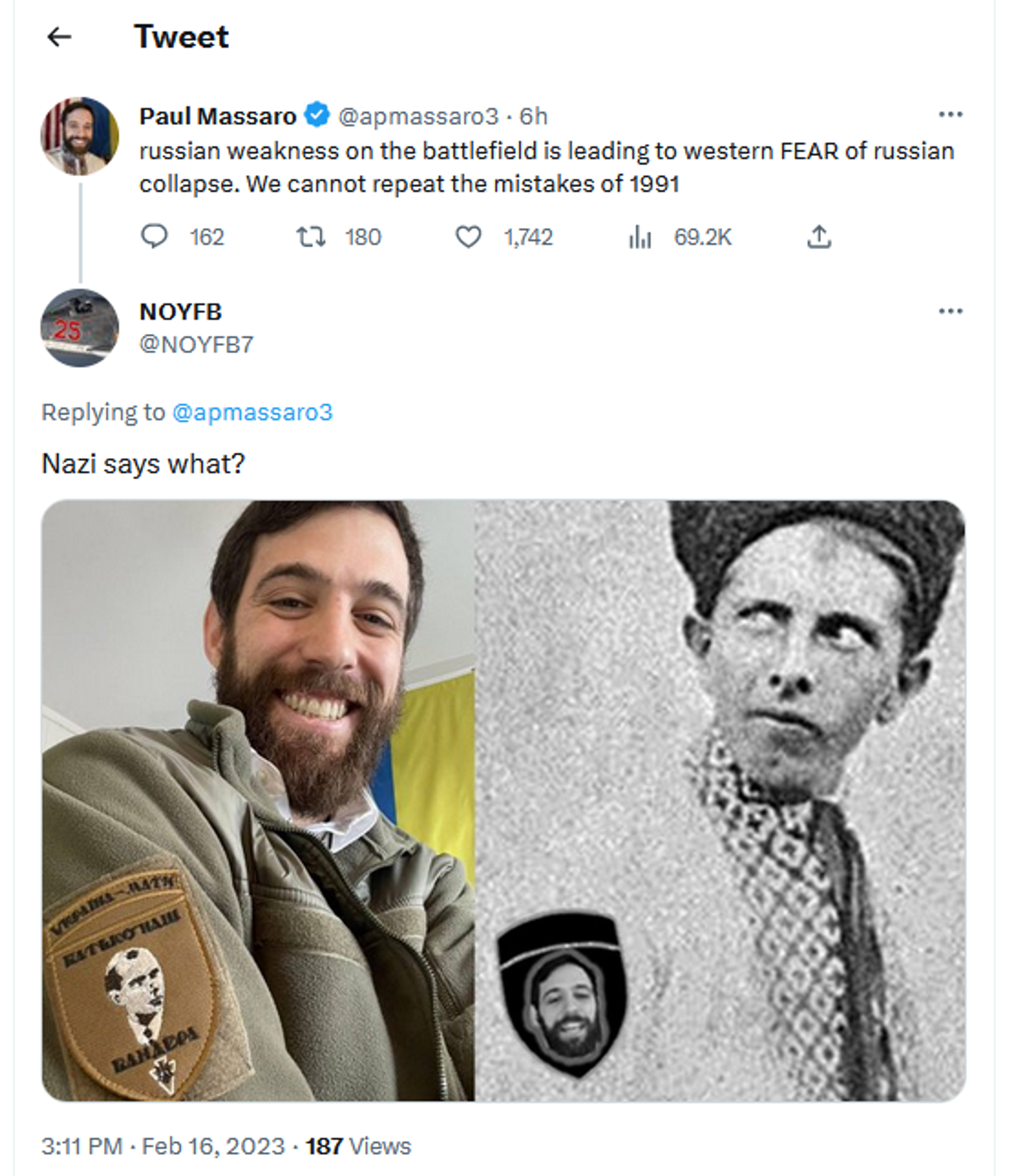 Tweet screengrab. - Sputnik International, 1920, 16.02.2023