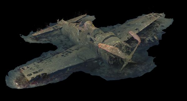 Wrecks Winner: 'Engine with a saddle' Brett Eldridge ( United States) "We were out scanning targets in June when we saw a very small, but promising sonar blip 230 feet deep. I geared up and jumped in hoping for something special. After some searching, my heart started racing when I first saw fish then the propeller of an almost completely intact, single-engine WW II airplane! It turned out to be a F8F-1 Bearcat, a rare aircraft that Neil Armstrong famously once said was his favorite and has been described as "An Engine With a Saddle." Alone on the first dive with limited bottom time, I took enough photos to build a "draft" model and identify the wreck. Needing a better photogrammetry model for the UPY contest and with deadlines quickly approaching, I booked December 19th and crossed my fingers. We fortunately had epic conditions and I got the photos I needed. It was my last dive of 2022." Wrecks Winner: 'Engine with a saddle' Brett Eldridge ( United States) "We were out scanning targets in June when we saw a very small, but promising sonar blip 230 feet deep. I geared up and jumped in hoping for something special. After some searching, my heart started racing when I first saw fish then the propeller of an almost completely intact, single-engine WW II airplane! It turned out to be a F8F-1 Bearcat, a rare aircraft that Neil Armstrong famously once said was his favorite and has been described as "An Engine With a Saddle." Alone on the first dive with limited bottom time, I took enough photos to build a "draft" model and identify the wreck. Needing a better photogrammetry model for the UPY contest and with deadlines quickly approaching, I booked December 19th and crossed my fingers. We fortunately had epic conditions and I got the photos I needed. It was my last dive of 2022." - Sputnik International