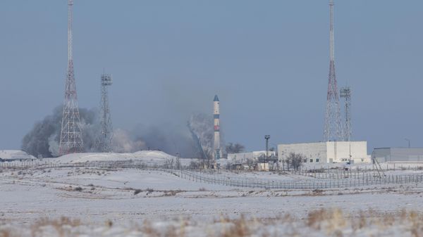 Soyuz-2.1a rocket with the Progress MS-22 cargo spacecraft - Sputnik International