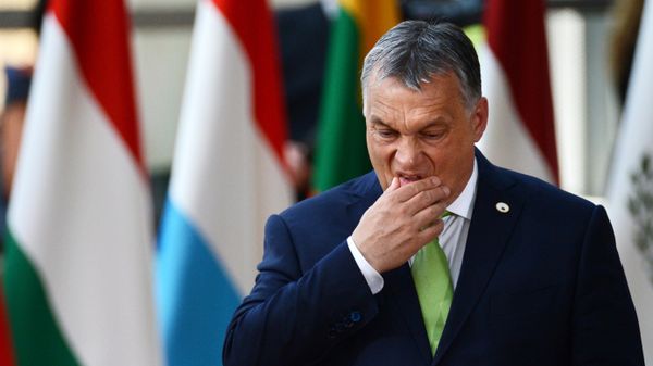 Hungarian Prime Minister Viktor Orban during the European Council meeting in Brussels. - Sputnik International