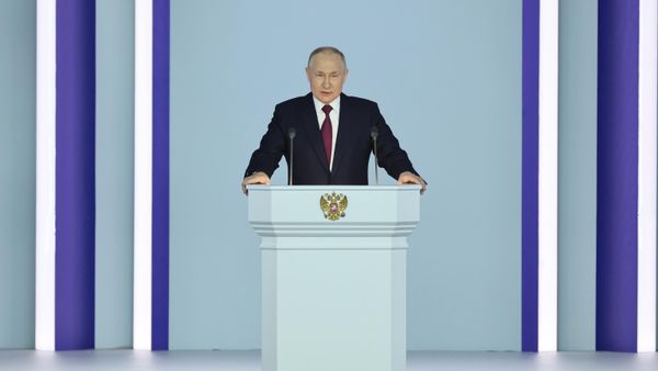 Putin addresses Federal Assembly, February 21, 2023 - Sputnik International