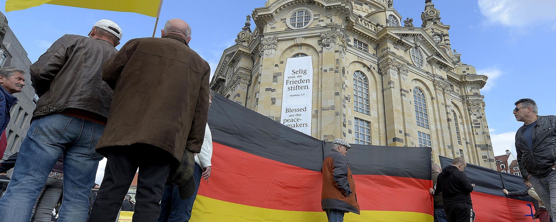 A rally in Dresden, Germany - Sputnik International, 1920, 24.02.2023