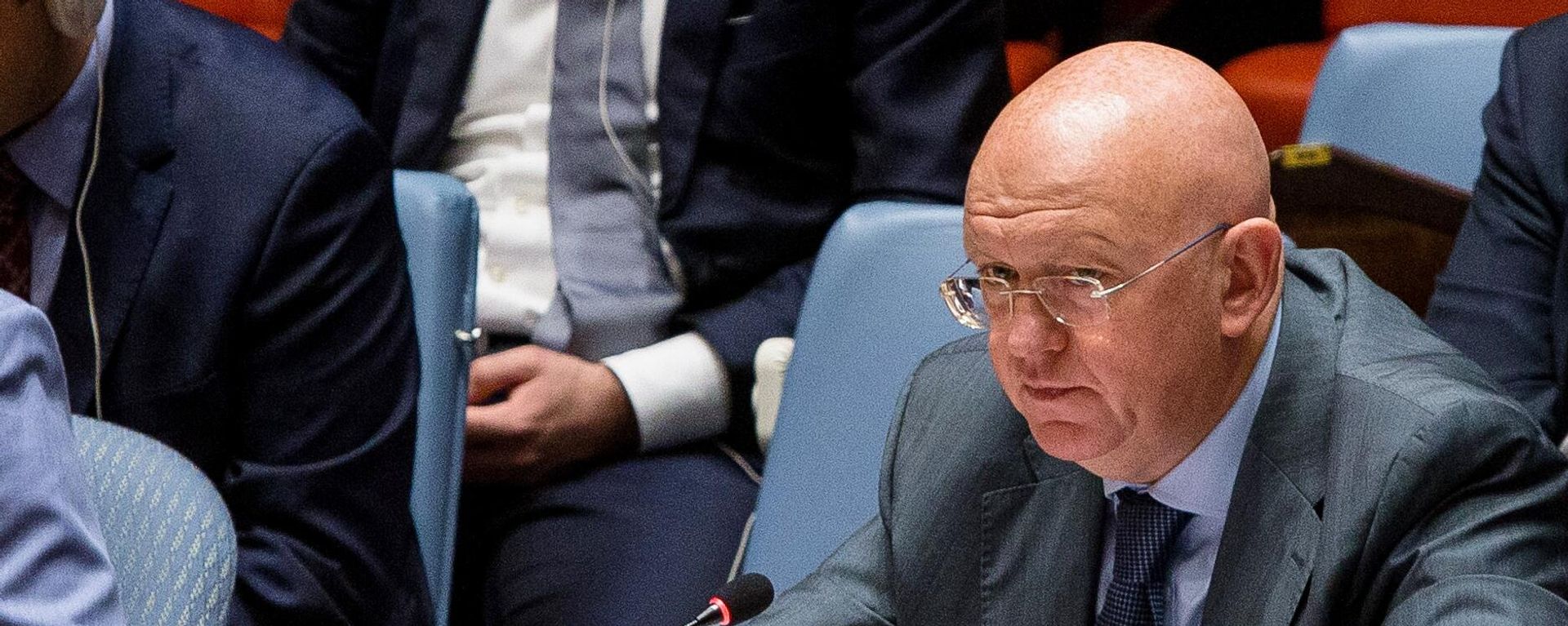 Russia's U.N. Ambassador Vassily Nebenzia Russia's U.N. Ambassador Vassily Nebenzia - Sputnik International, 1920, 30.12.2023