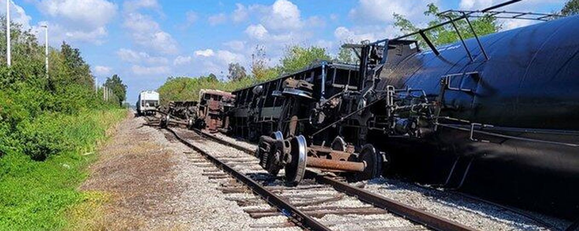 Train derailment in Manatee County Train derailment in Manatee County - Sputnik International, 1920, 28.02.2023