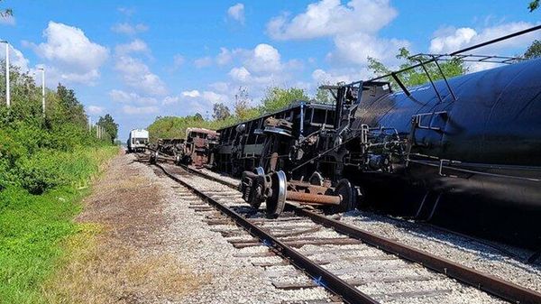 Train derailment in Manatee County - Sputnik International