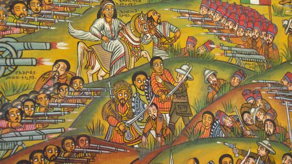 On March 1, 1896, Ethiopian forces commanded by Emperor Menelik II defeated the Italian army at the Battle of Adwa - Sputnik International