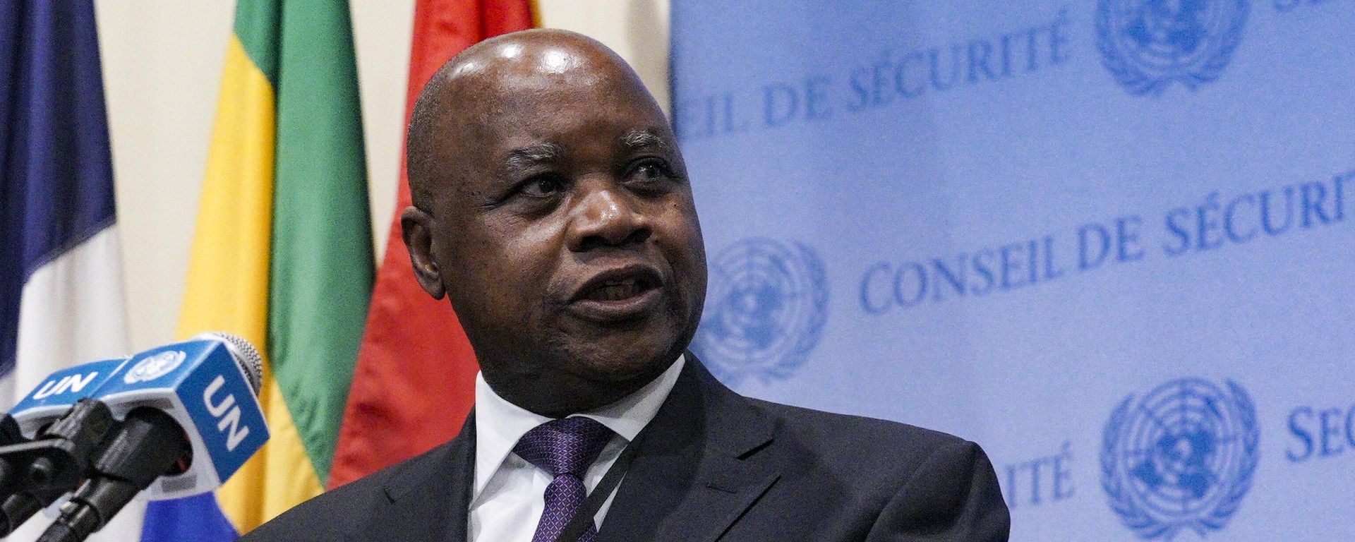 Mozambique's United Nations Ambassador Pedro Comissário Afonso speaks during a ceremony for five newly-elected non-permanent members, including Mozambique, to serve on the United Nations Security Council for the term 2023-2024, Tuesday Jan. 3, 2023 at U.N. headquarters. - Sputnik International, 1920, 02.03.2023